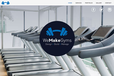 wemakegyms.com screenshot